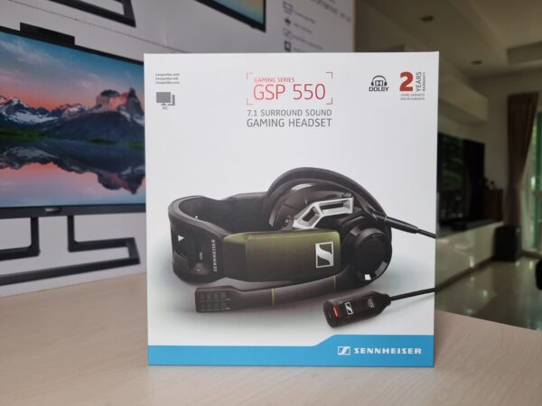 Sennheiser GSP 550  หูฟังสายเกมมิ่ง คุณภาพเสียงดีเยี่ยม ระบบเสียงรอบทิศทาง Dolby 7.1