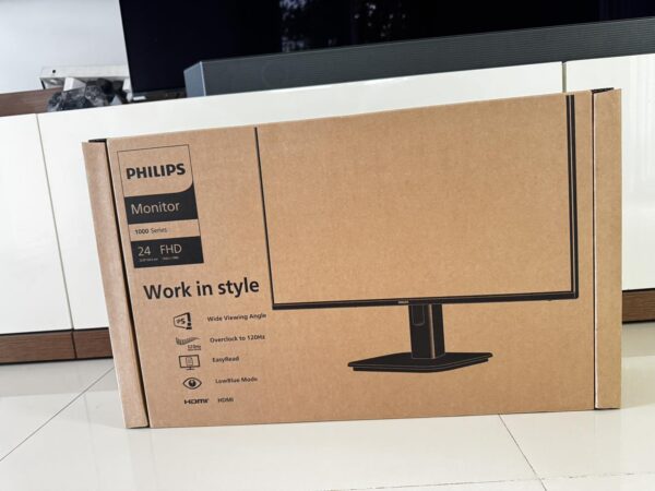 MONITOR (จอมอนิเตอร์) PHILIPS 24E1N1100D/67 - 23.8 INCH IPS FHD 120Hz (OC) ADAPTIVE SYNC ของใหม่ ยังไม่แกะ