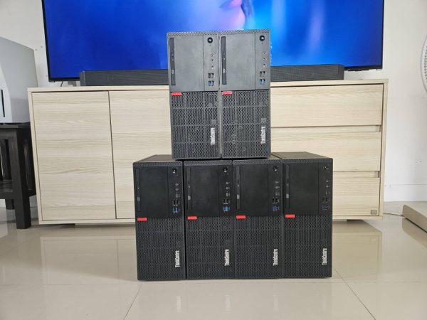 Desktop Lenovo ThinkCentre M720t มือสอง สภาพดี I5-8500 Ram 8 HDD 500  window 10 Pro