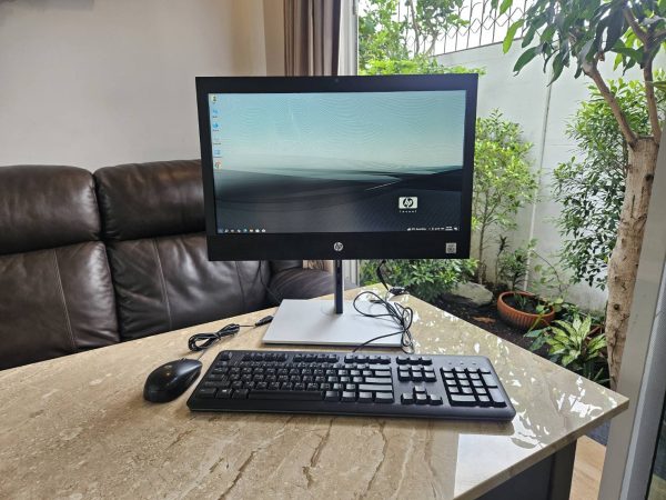 HP ProOne 400 G6 20 All-in-One ของมือสอง   i5-10500 Ram 8 SSD SATA128 +HDD 500 วินโดว์แท้ จอหมุนซ้ายขวา ขึ้นลงได้