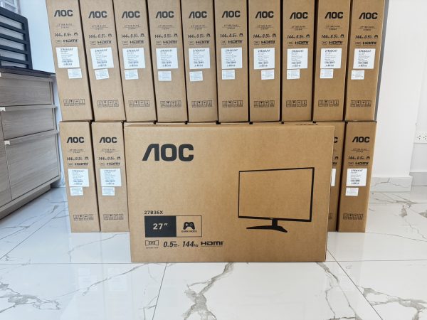 Monitor (จอมอนิเตอร์) Aoc 27B36X/67 - 27 Inch Ips Fhd 144Hz Adaptive Sync ของใหม่ ไม่แกะกล่อง ประกัน 3 ปีเต็ม